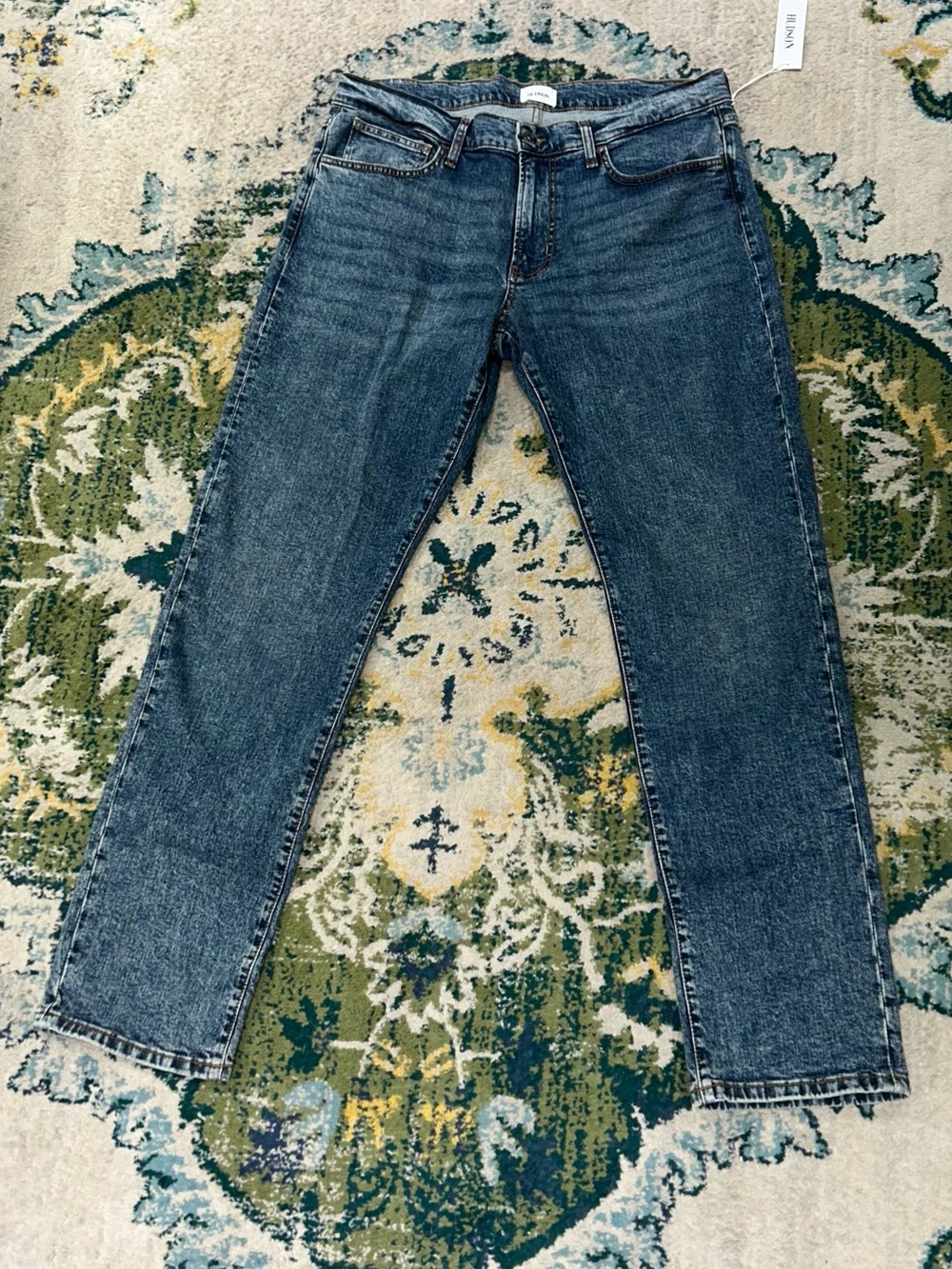 NEW $195 HUDSON men size 36 Blake slim straight leg jeans stockwell wash